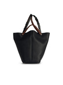 Maison Margiela 'Dress Age' Black Lear Bag