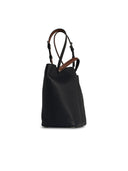 Maison Margiela 'Dress Age' Black Lear Bag