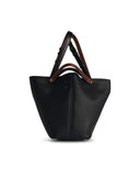 Maison Margiela 'Dress Age' Black Lear Bag