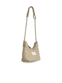 Maison Margiela Small 'Hobo' Grey Lear Bag