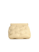 Maison Margiela 'Glam' Small Ivory Lear Crossbody Bag
