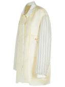 Maison Margiela Ivory Mohair Blend Jacket