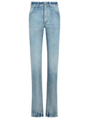 Maison Margiela“直'浅蓝色牛仔牛仔裤