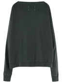 Maison Margiela Black Cotton Sweatshirt