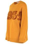Max Mara 'Fido' Brown Wool Blend T Shirt