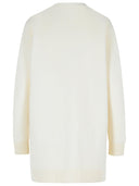 Max Mara 'Ravello' White Wool Blend Cardigan