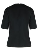 Max Mara 'Peter' Black Wool T Shirt