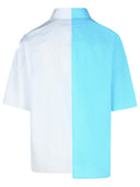 MM6 Maison Margiela Shirt in cotone azzurro