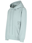 Mm6 Maison Margiela Light Blue Cotton Sweatshirt