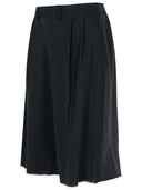 MM6 Maison Margiela Black Virgin Wool Bermuda Shorts
