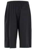 MM6 Maison Margiela Black Virgin Wool Bermuda Shorts