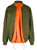 MM6 Maison Margiela Bomber Jacket in groen polyamide
