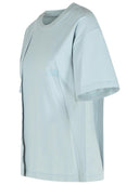 Mm6 Maison Margiela Light Blue Cotton T Shirt