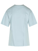 Mm6 Maison Margiela Light Blue Cotton T Shirt