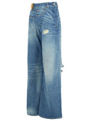 Mm6 Maison Margiela 'Reverse' Blue Denim Jeans