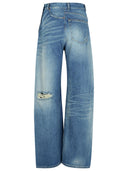 Mm6 Maison Margiela 'Reverse' Blue Denim Jeans