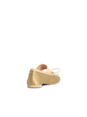 Mm6 Maison Margiela Green Polyester Ballet Flats