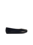 MM6 MAISON Margiela Black Lear Ballet Flats