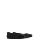 MM6 MAISON Margiela Black Lear Ballet Flats