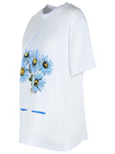 Msgm White Cotton T Shirt
