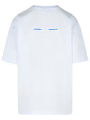 Msgm White Cotton T Shirt