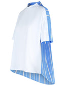 Msgm White Cotton T Shirt