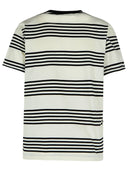 Msgm Ivory Cotton T Shirt
