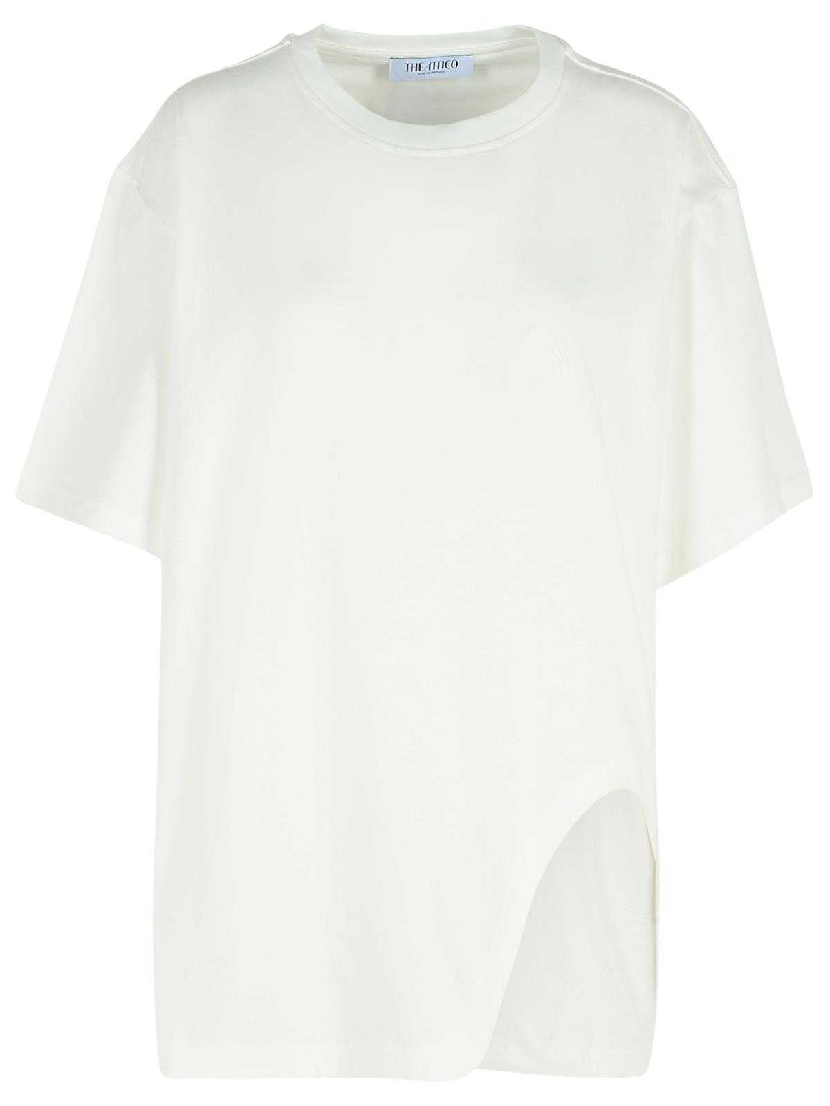 Attico White Cotton T-shirt