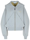 Attico Gray Cotton Sweatshirt