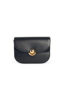 Furla 'Sfera' Black Lear Crossbody Bag