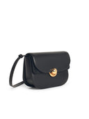Furla 'Sfera' Black Lear Crossbody Bag