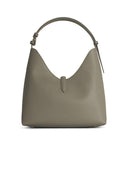 Furla 'Hobo Goccia' Grey Lear Bag