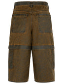 Acne Studios Brown Cotton Bermuda Shorts
