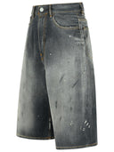 Acne Studios Grey Denim Bermuda Shorts