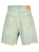 Studios d'acné shorts de coton bleu clair