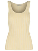Acne Studios Cream Cotton Blend Tank Top