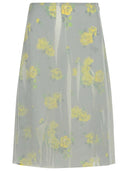 Acne Studios Grey Polyester Skirt