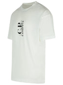 C.P. Company White Cotton T Shirt