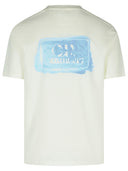 C.P. Company Ivory Cotton T Shirt