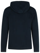 C.P. Felpa di cotone blu "lente" dell'azienda