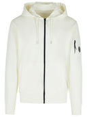 C.P. Company White Cotton Sweatshirt