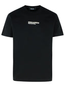 Dsquared2 svart bomullst shirt