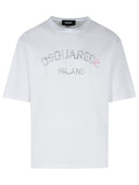 Dsquared2 White Cotton T Shirt