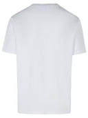 Dsquared2 hvit bomull t -skjorte