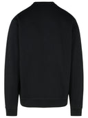 Felpa di cotone nero DSQuered2