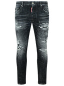 Dsquared2 'skater bleket' Black Cotton Jeans