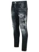 Dsquared2 'skater bleket' Black Cotton Jeans