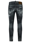 Dsquared2 'skater bleket' Black Cotton Jeans