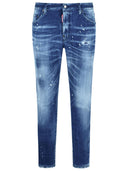 Dsquared2 'skater' blå bomuld jeans