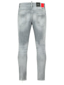 Dsquared2 'Skater' Light Grey Cotton Jeans